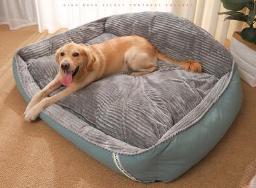 360Home Warme, herausnehmbare und waschbare gepolsterte Hundebett